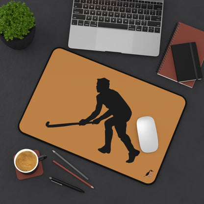 Desk Mat: Hockey Lite Brown