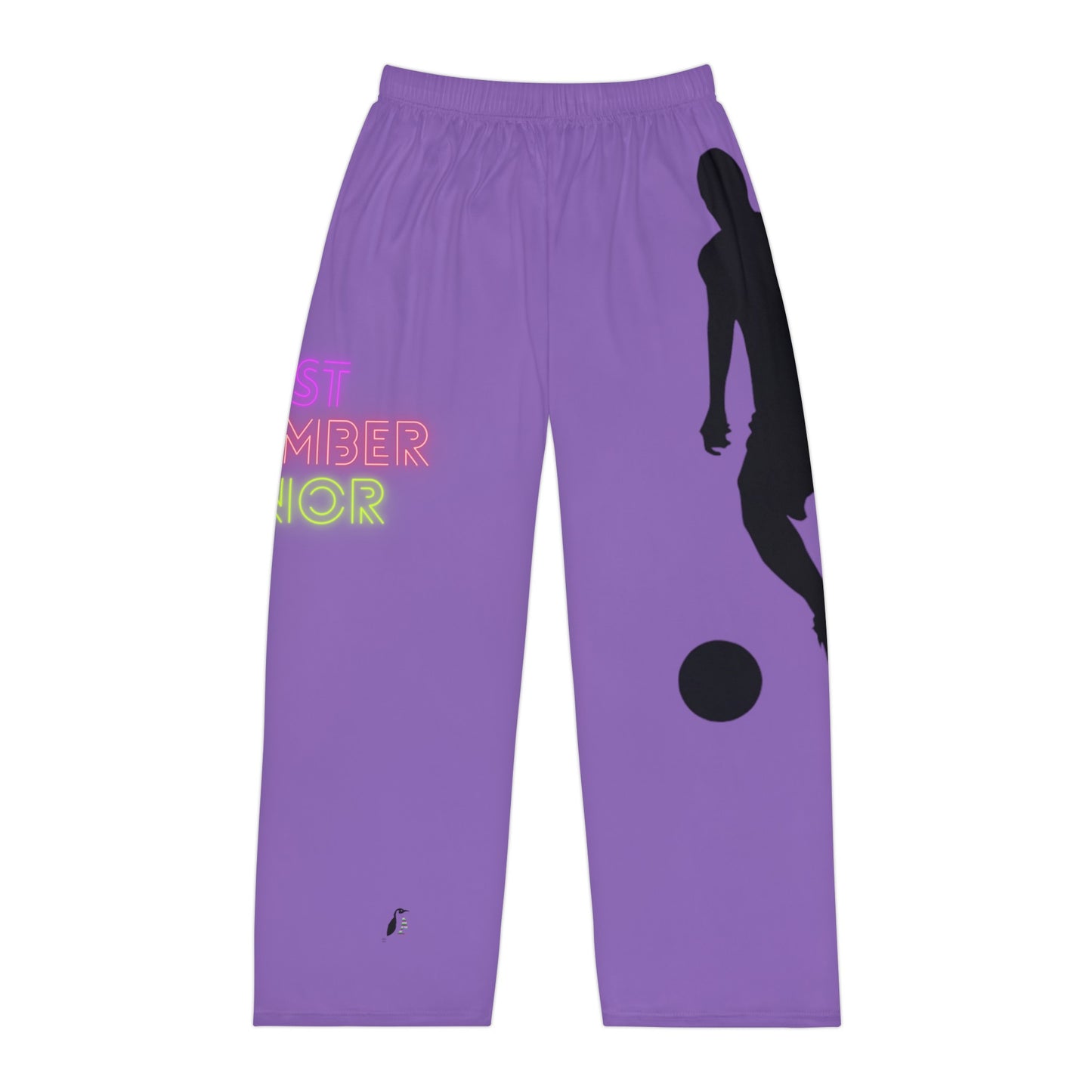 Men's Pajama Pants: Soccer Lite Purple