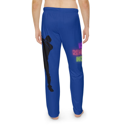 Men's Pajama Pants: Dance Dark Blue