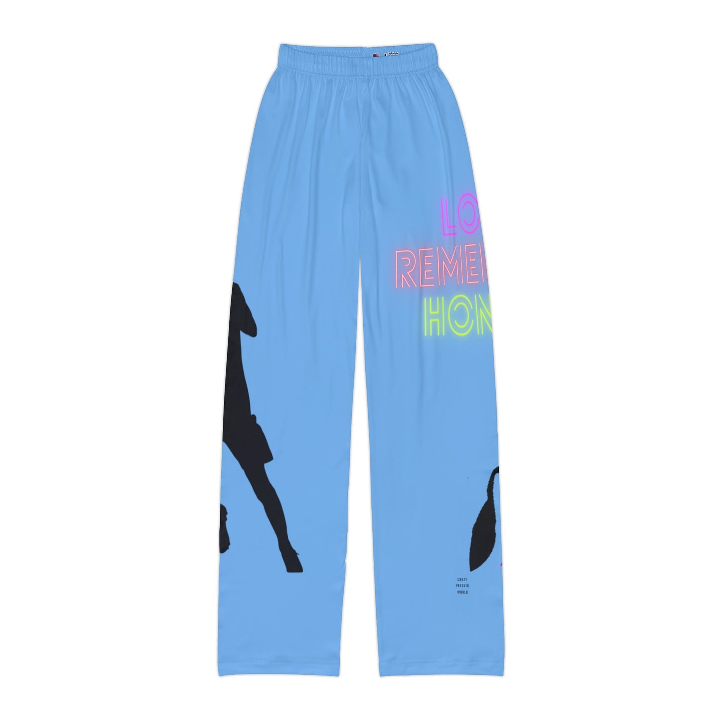 Kids Pajama Pants: Soccer Lite Blue