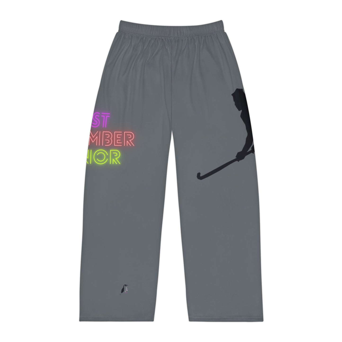 Men's Pajama Pants: Hockey Dark Grey