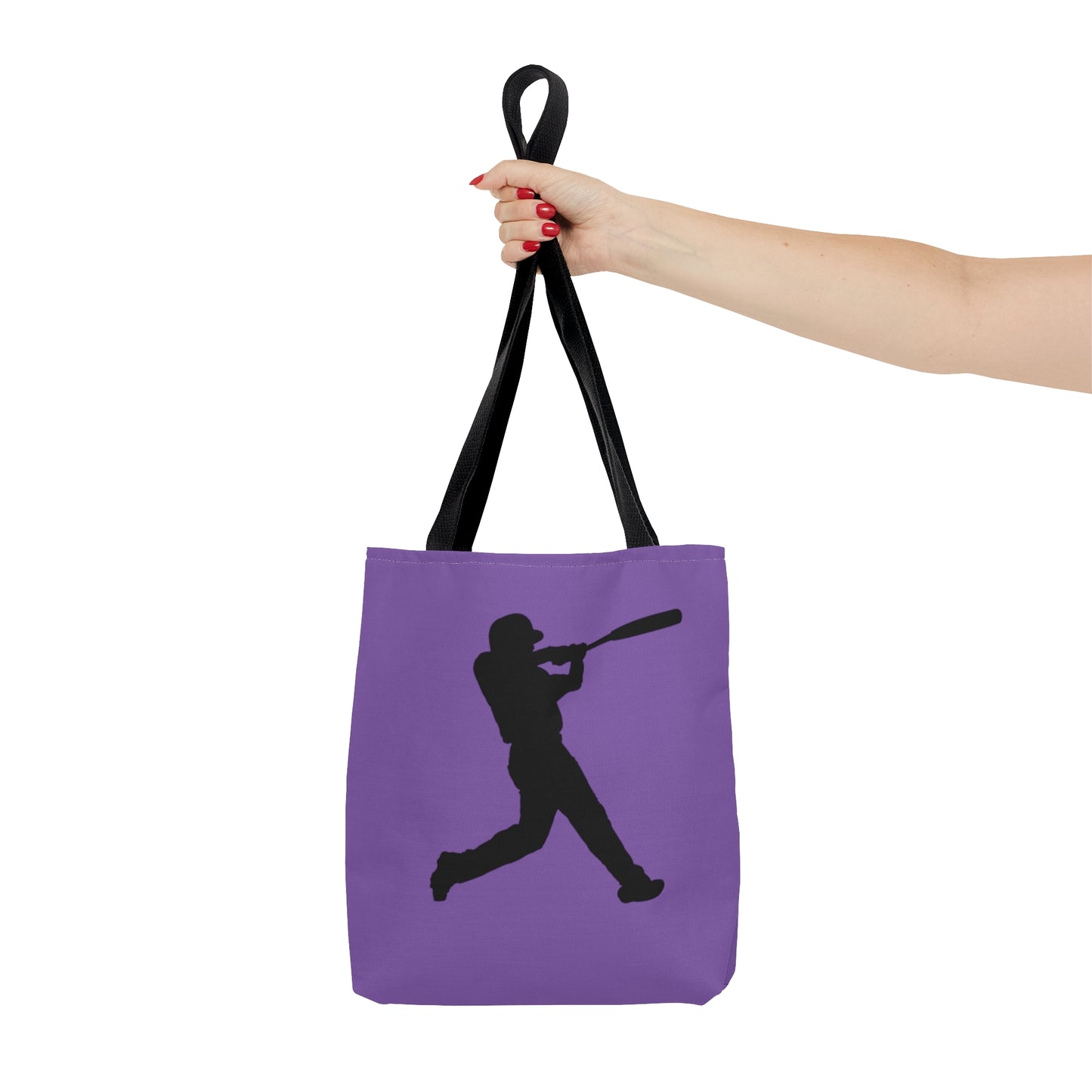 Tote Bag: Baseball Lite Purple