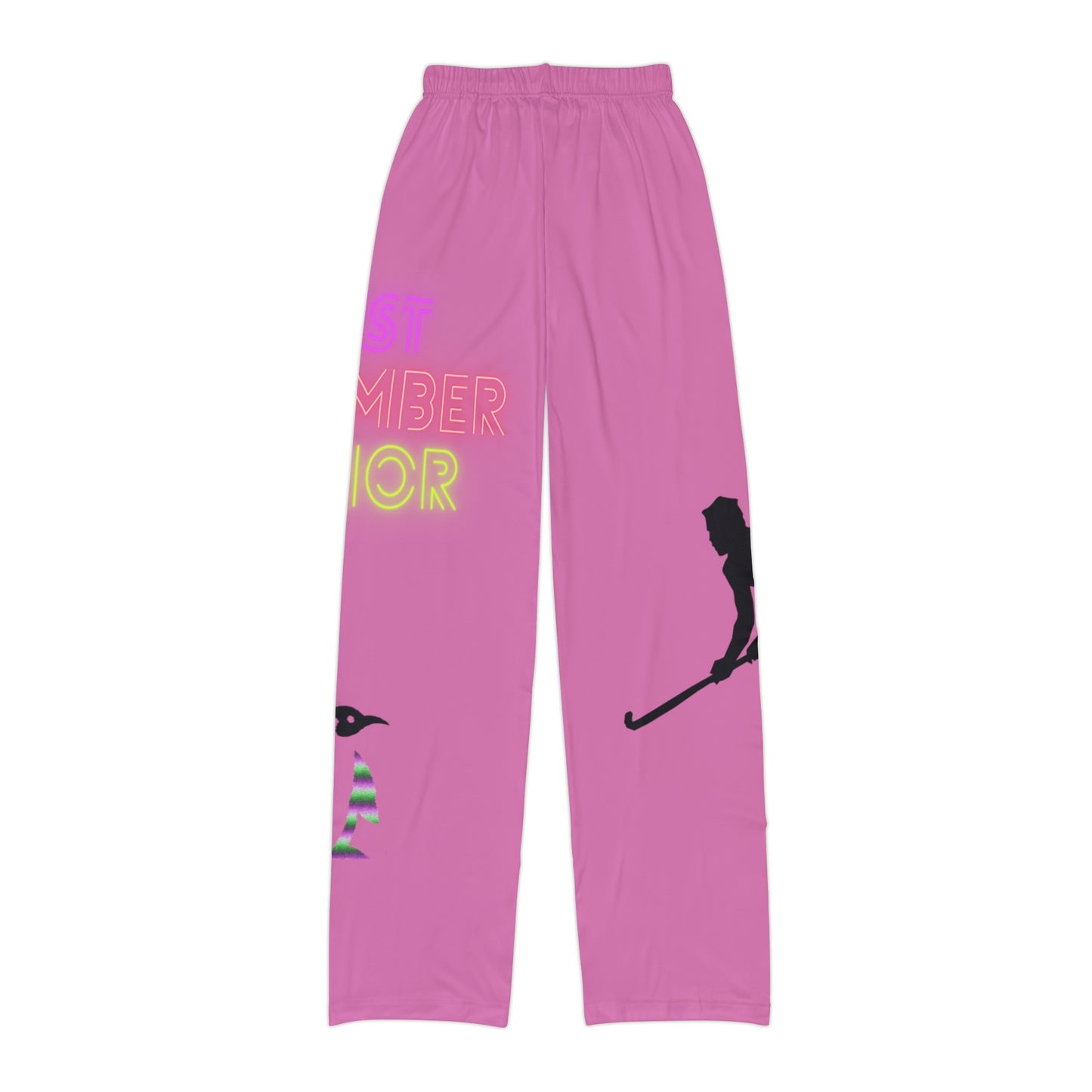 Kids Pajama Pants: Hockey Lite Pink