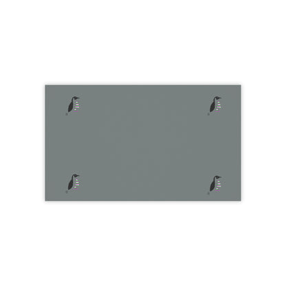 Post-it® Note Pads: Crazy Penguin World Logo Dark Grey