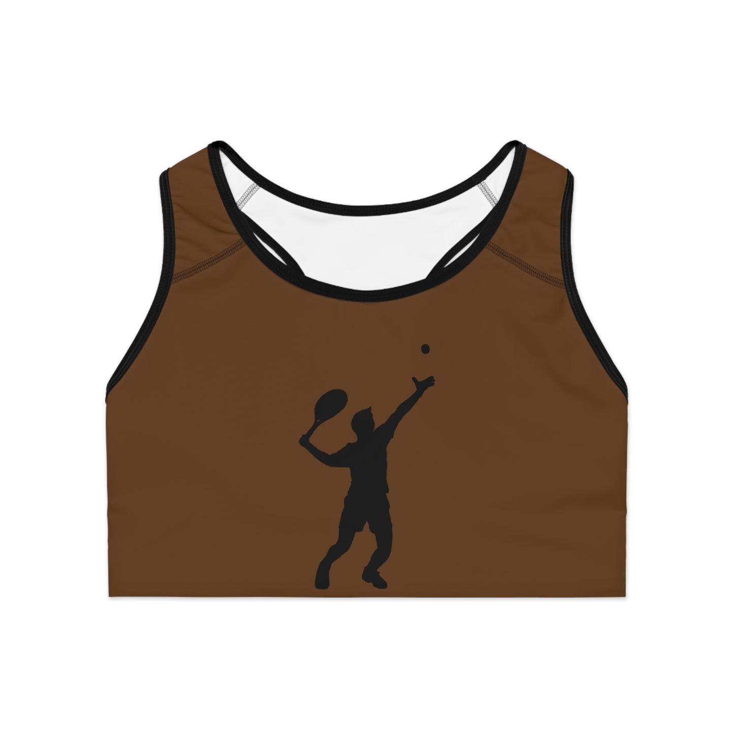 Sports Bra: Tennis Brown