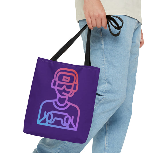 Tote Bag: Gaming Purple