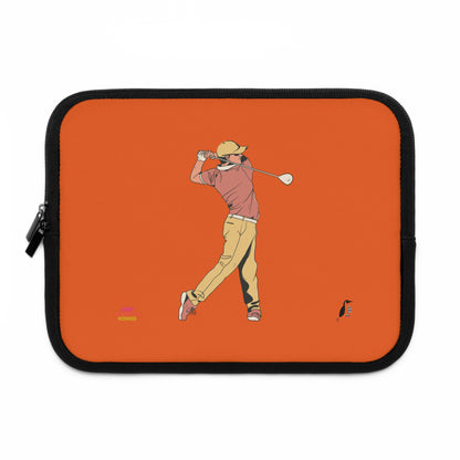 Laptop Sleeve: Golf Orange