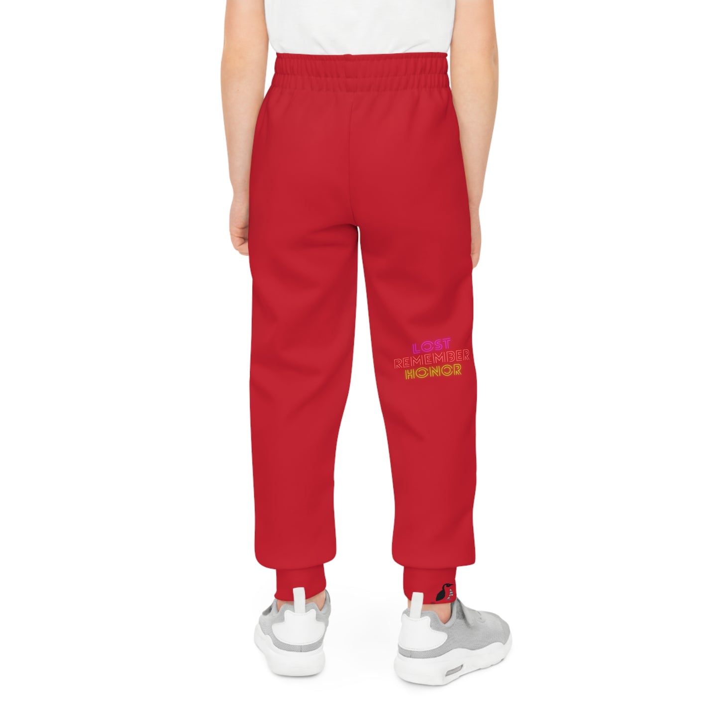 Youth Joggers: Weightlifting Dark Red