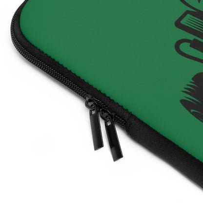 Laptop Sleeve: Racing Dark Green