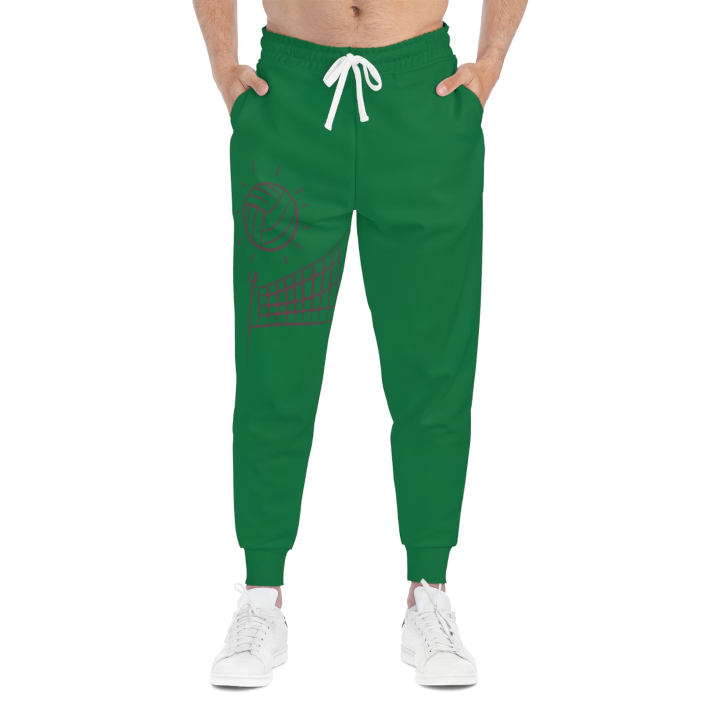 Athletic Joggers: Volleyball Dark Green