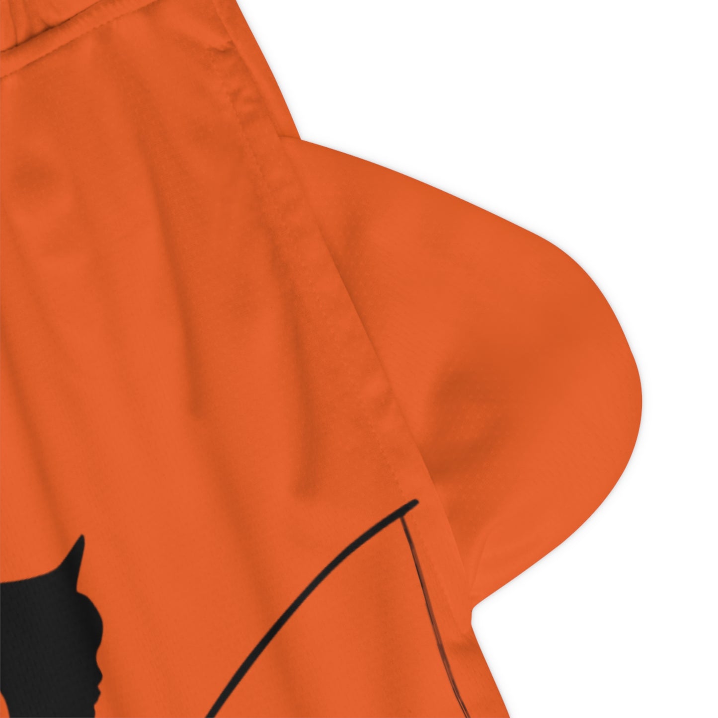 Basketball Rib Shorts: Fishing Orange