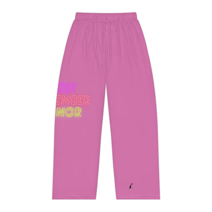 Women's Pajama Pants: Lost Remember Honor Lite Pink