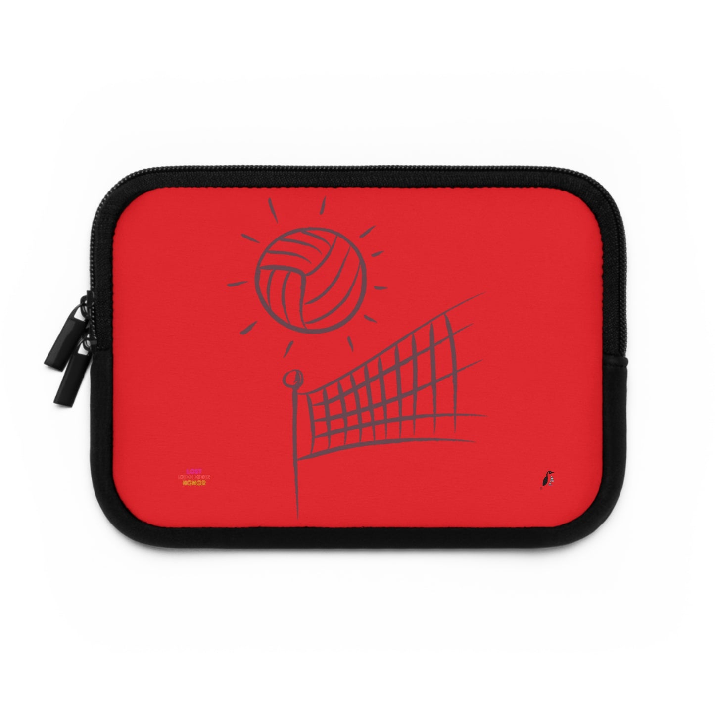 Laptop Sleeve: Volleyball Red