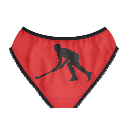 Women's Briefs: Hockey Red