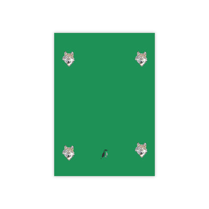 Post-it® Note Pads: Wolves Dark Green