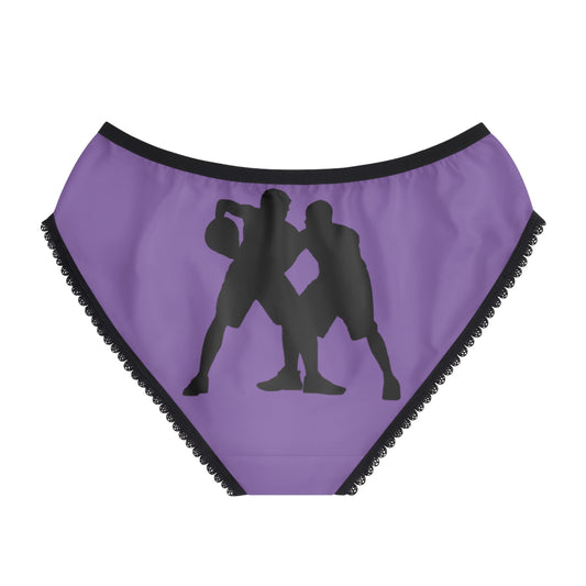 Women's Briefs: Basketball Lite Purple