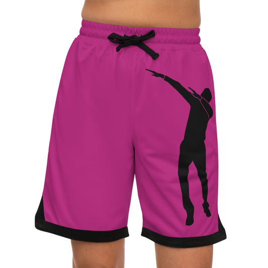 Basketball Rib Shorts: Dance Pink