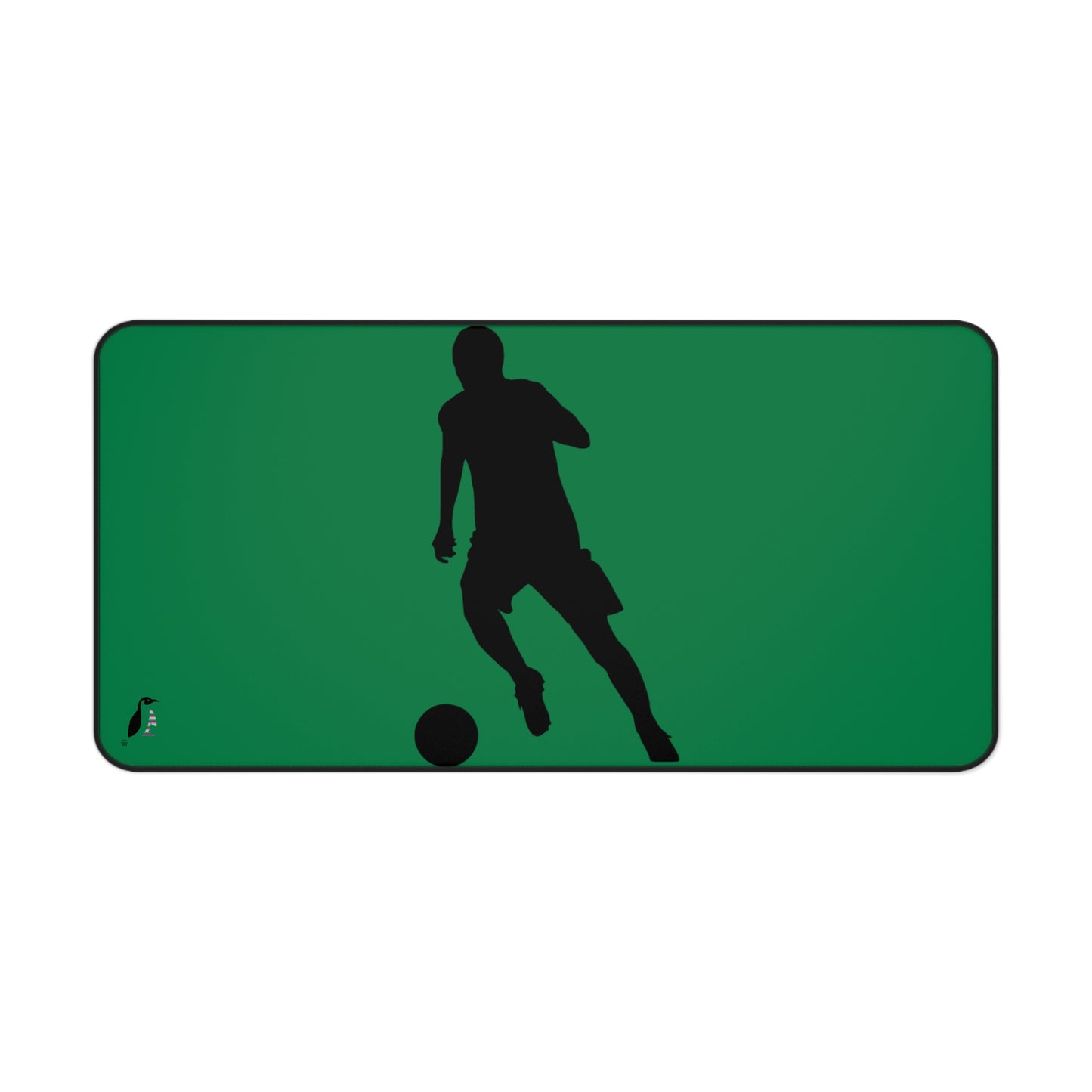 Desk Mat: Soccer Dark Green