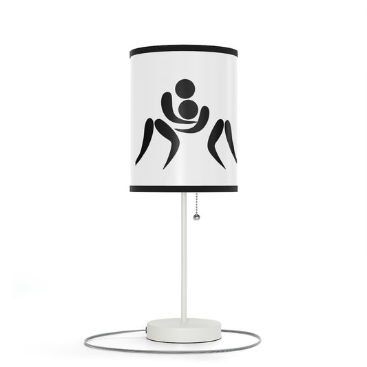 Lamp on a Stand, US|CA plug: Wrestling White