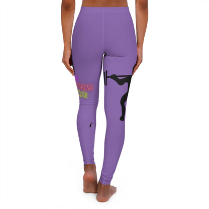 Women's Spandex Leggings: Weightlifting Lite Purple