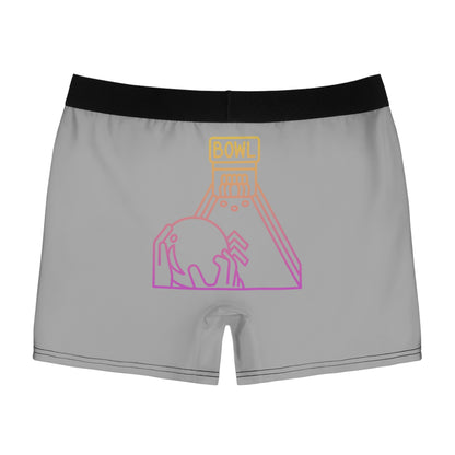 Men's Boxer Briefs: Bowling Lite Grey