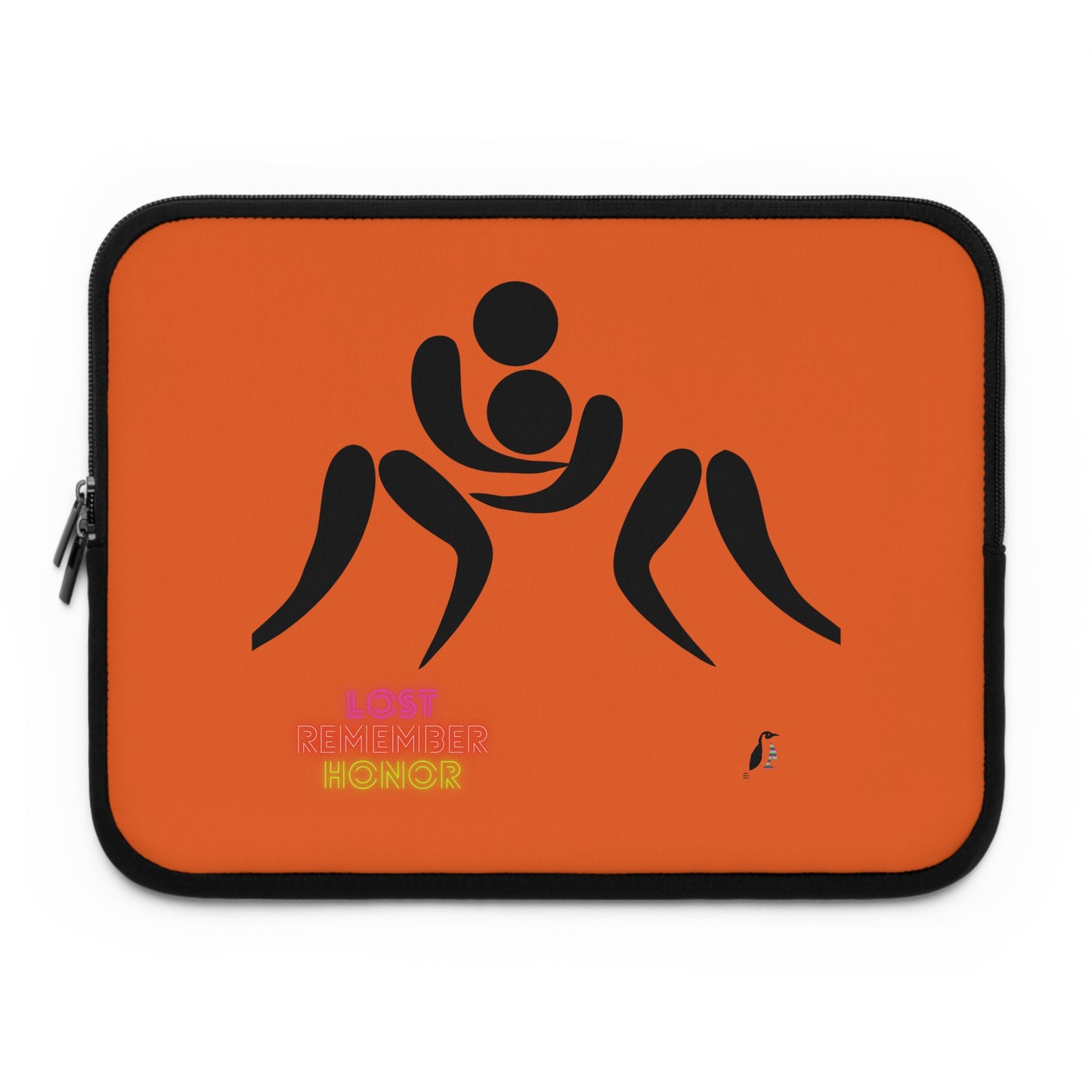 Laptop Sleeve: Wrestling Orange