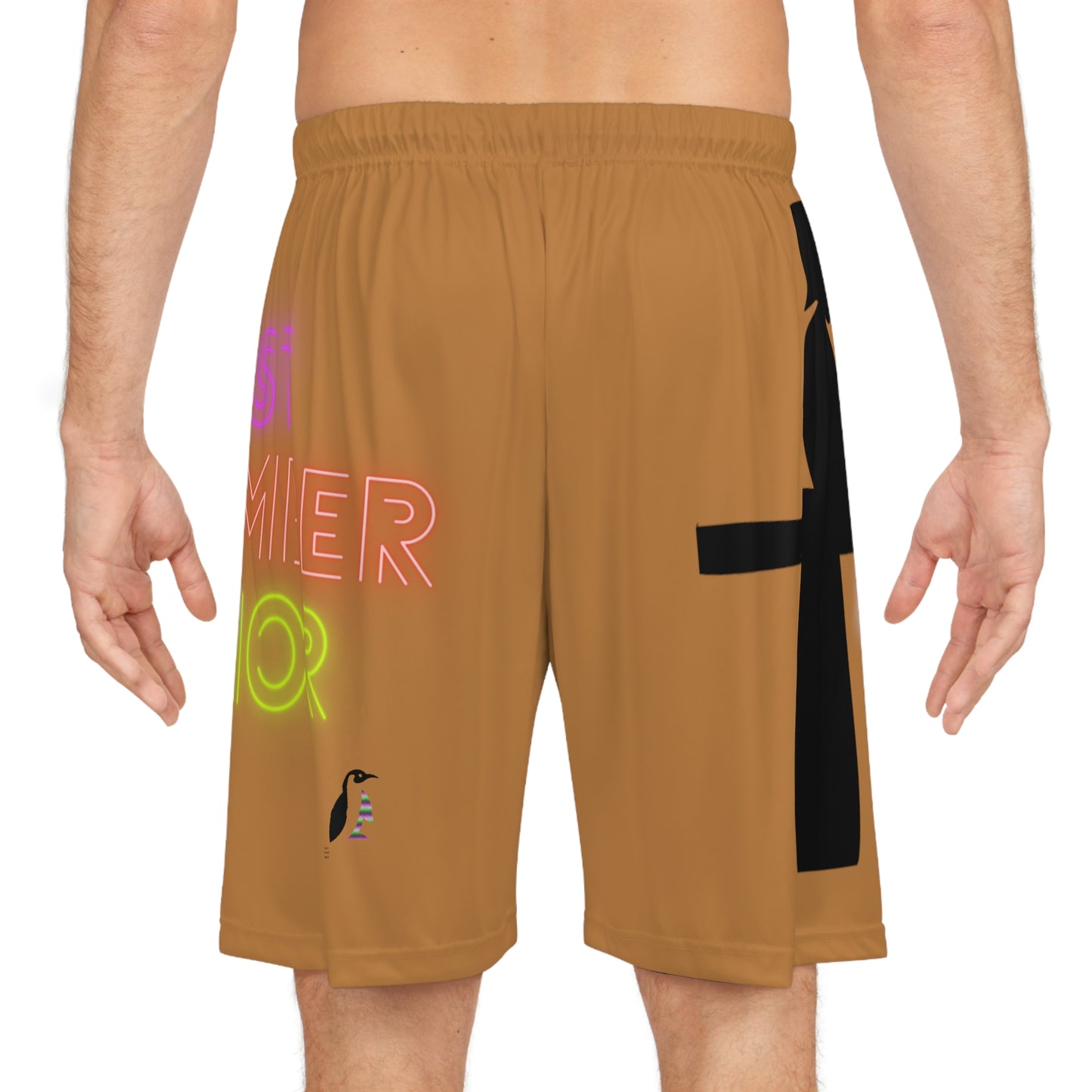 Basketball Shorts: Fishing Lite Brown