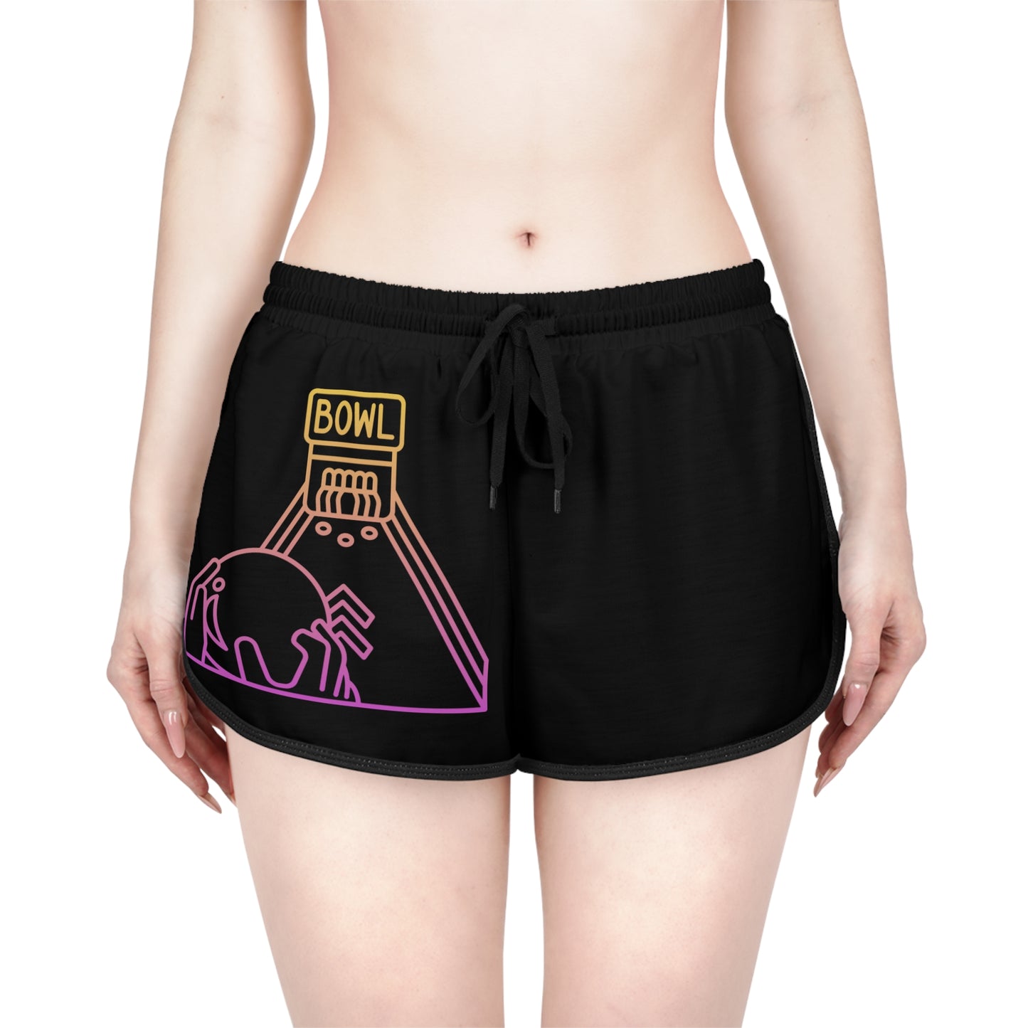 Women's Relaxed Shorts: Bowling Black