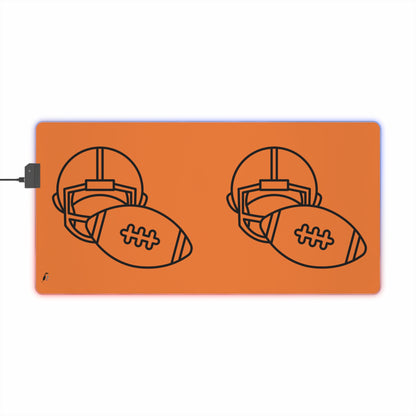 LED Gaming Mouse Pad: Football Crusta