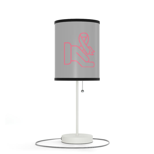 Lamp on a Stand, US|CA plug: Fight Cancer Lite Grey