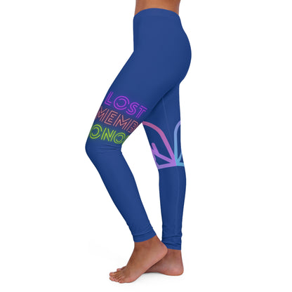 Women's Spandex Leggings: Gaming Dark Blue