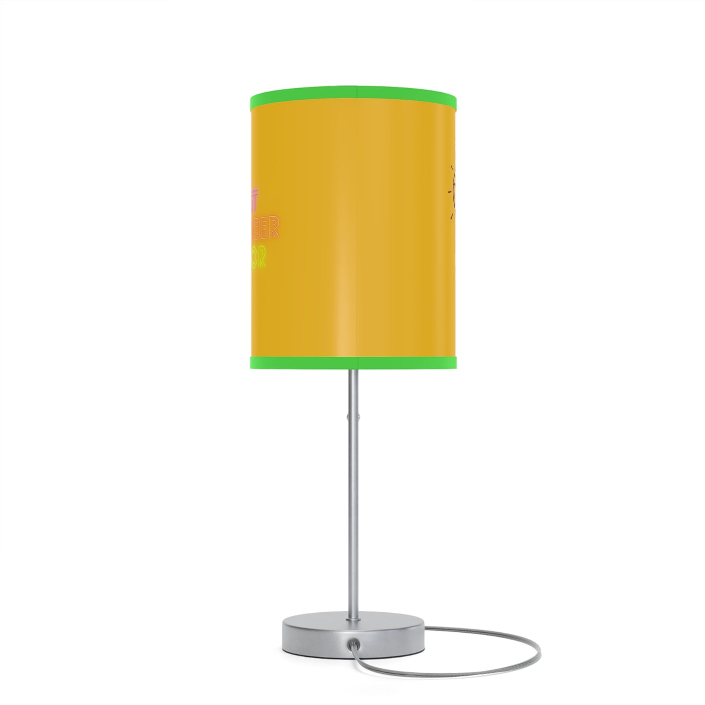 Lamp on a Stand, US|CA plug: Volleyball Yellow