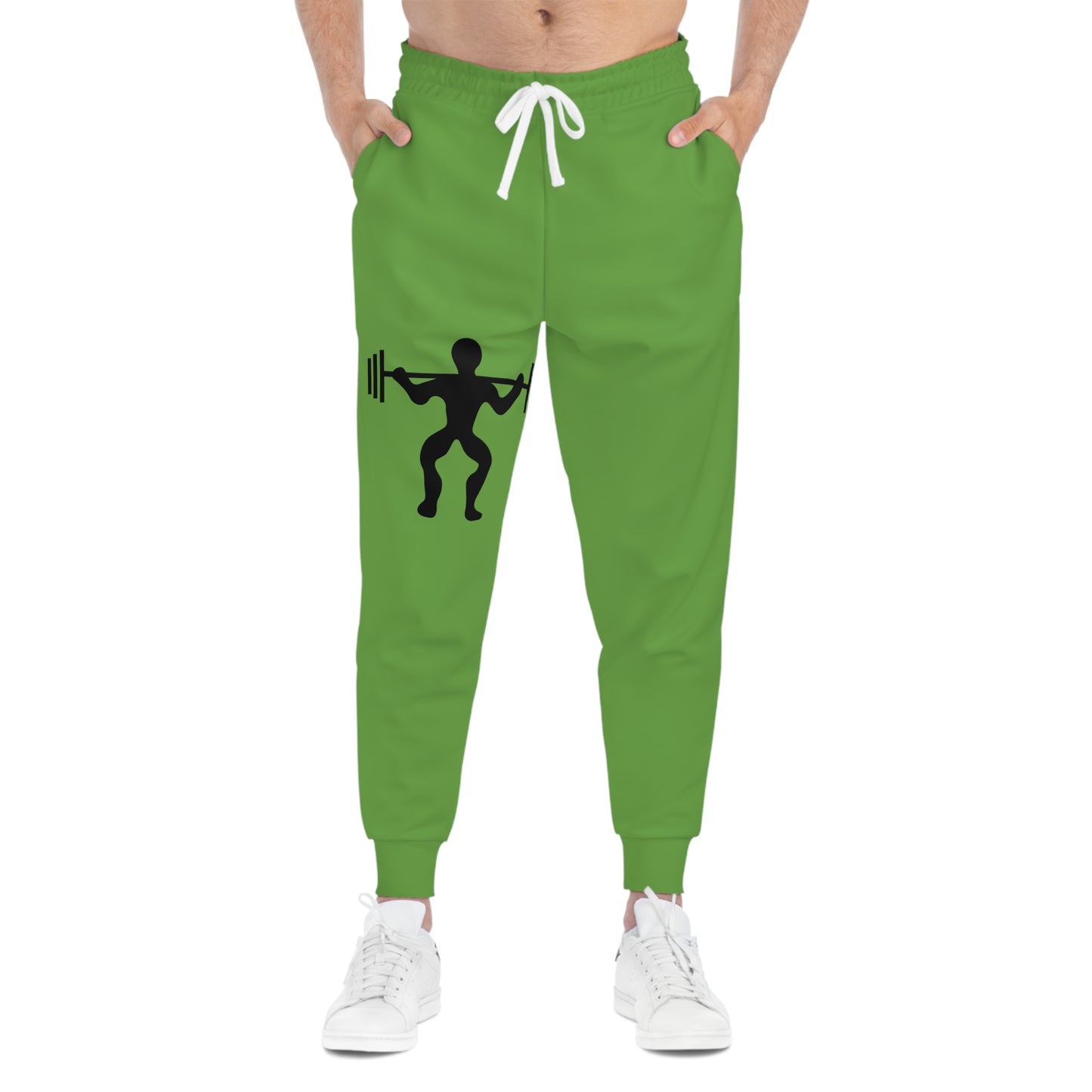 Athletic Joggers: Weightlifting Green