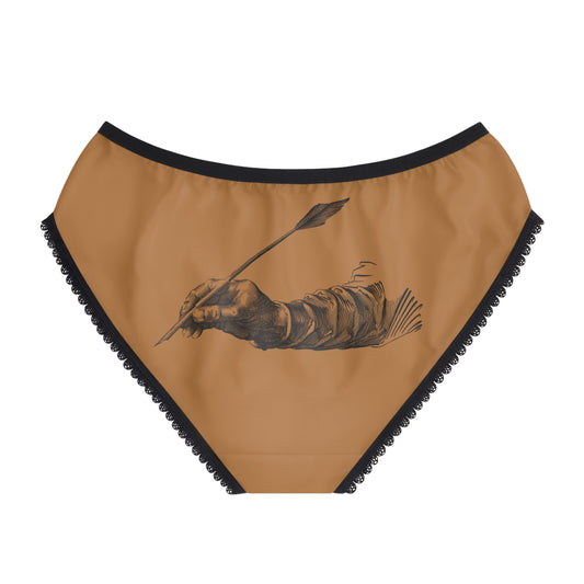 Women's Briefs: Writing Lite Brown