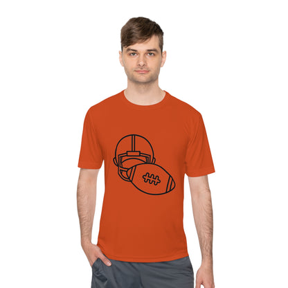 Moisture Wicking Tee: Football #1