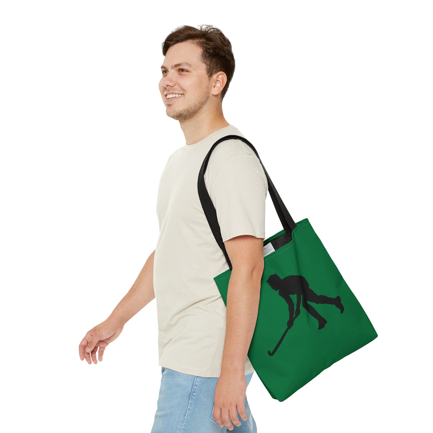 Tote Bag: Hockey Dark Green