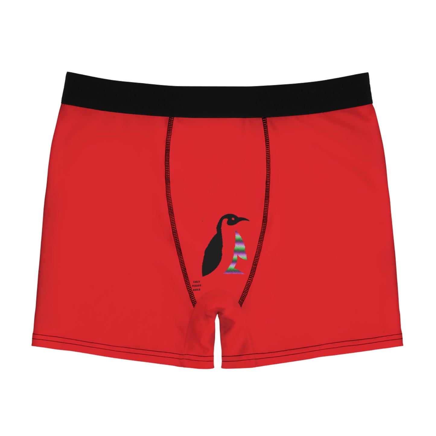 Men's Boxer Briefs: Skateboarding Red