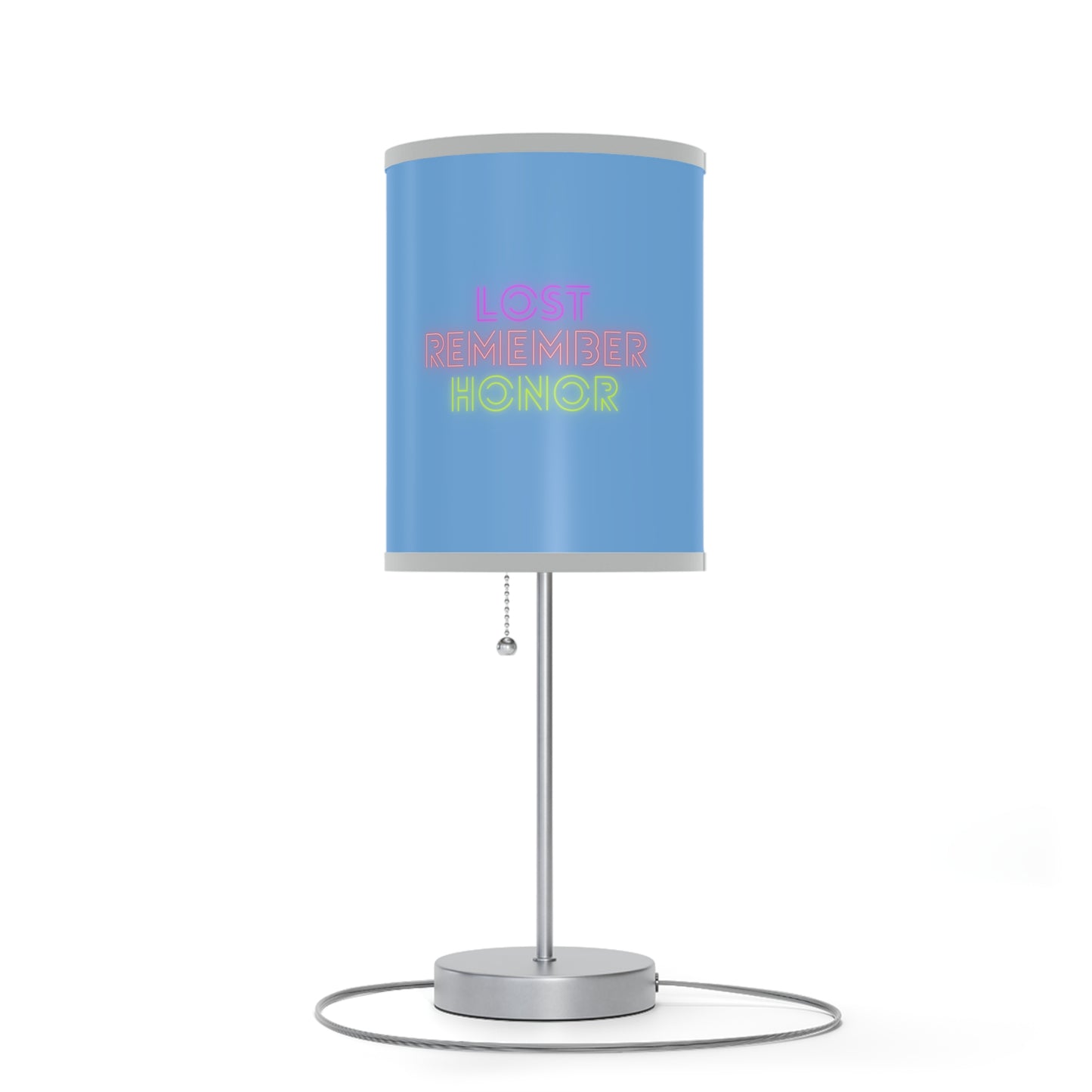 Lamp on a Stand, US|CA plug: Bowling Lite Blue 