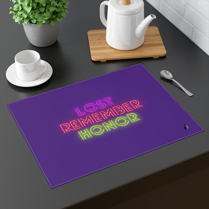 Placemat, 1pc: Lost Remember Honor Purple