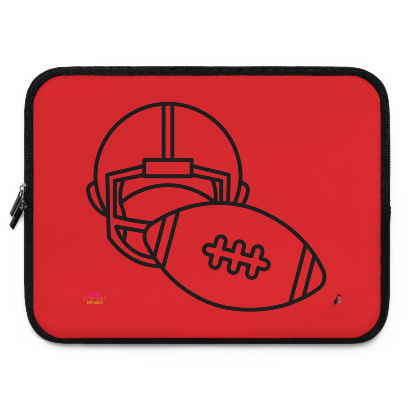 Laptop Sleeve: Football Red