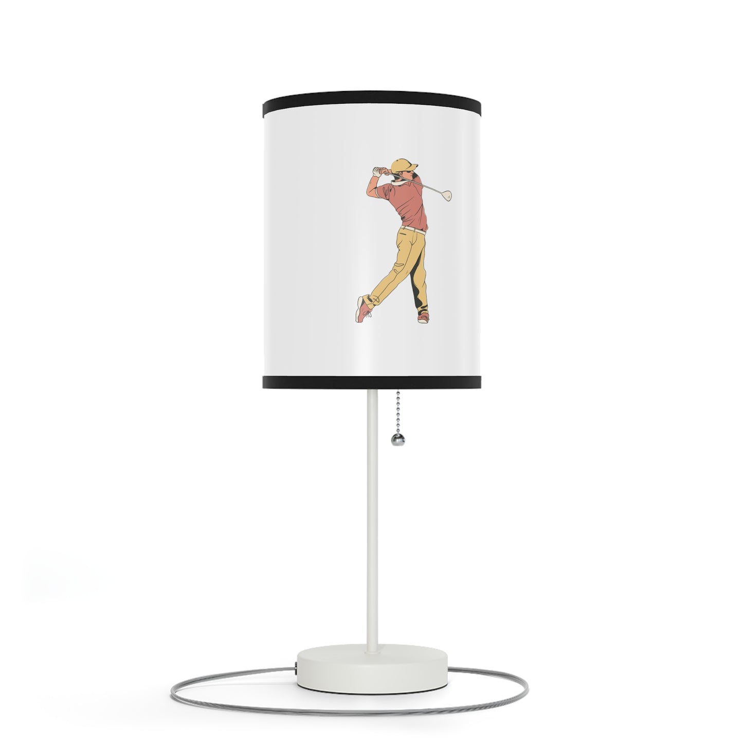 Lamp on a Stand, US|CA plug: Golf White 