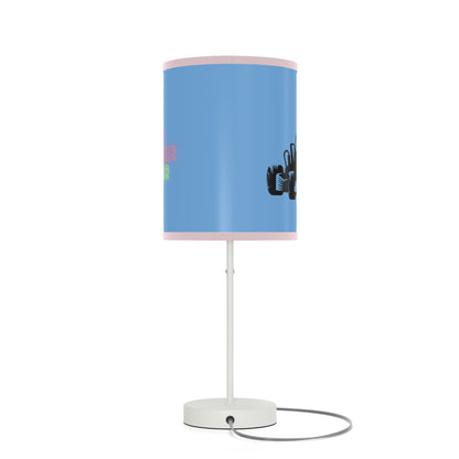 Lamp on a Stand, US|CA plug: Racing Lite Blue