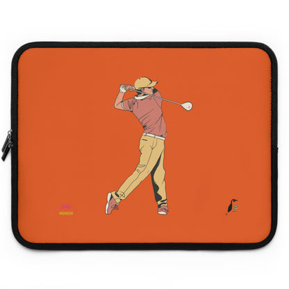 Laptop Sleeve: Golf Orange