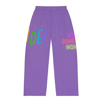 Men's Pajama Pants: LGBTQ Pride Lite Purple