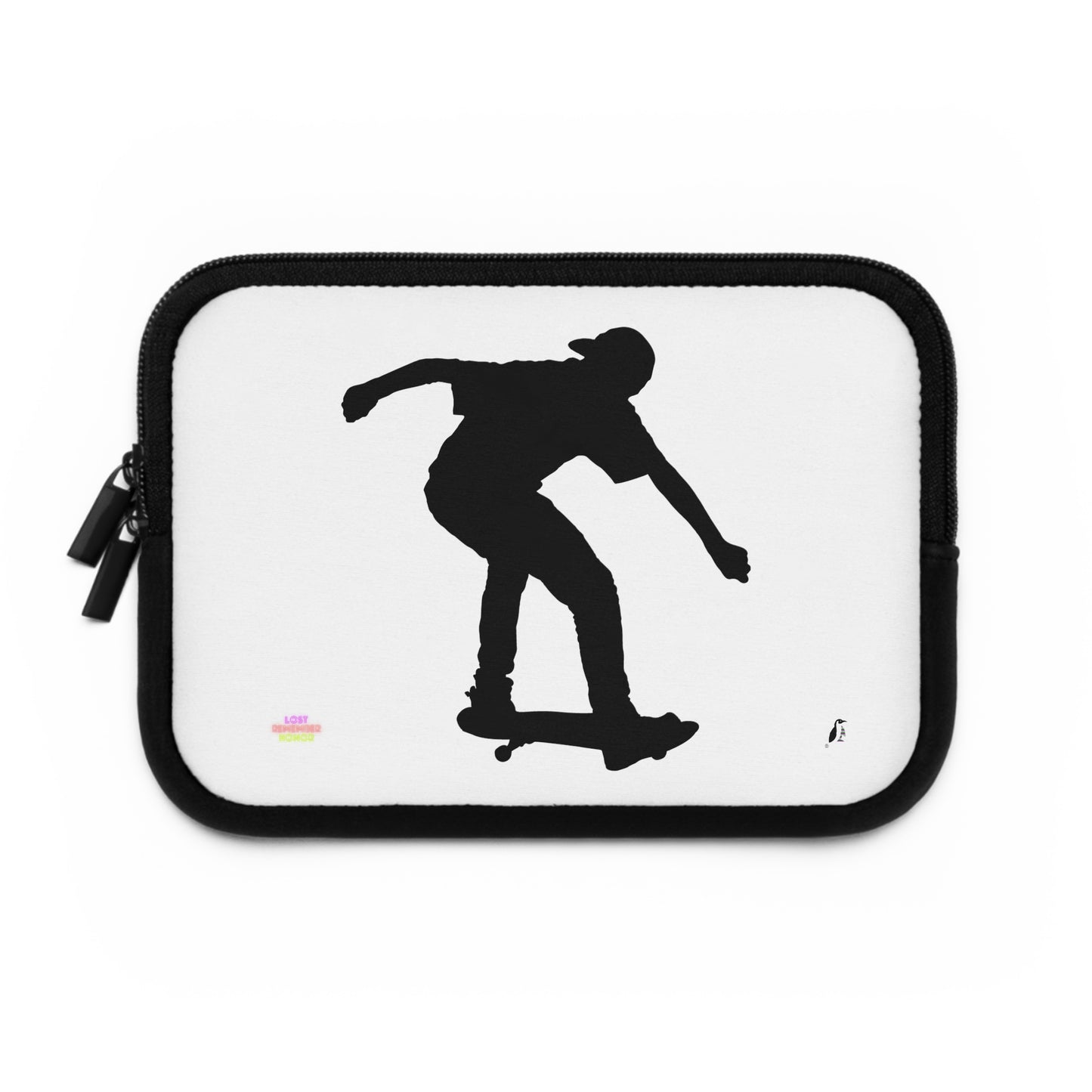 Laptop Sleeve: Skateboarding White