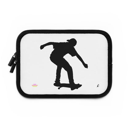 Laptop Sleeve: Skateboarding White