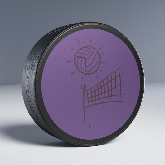 Hockey Puck: Volleyball Lite Purple