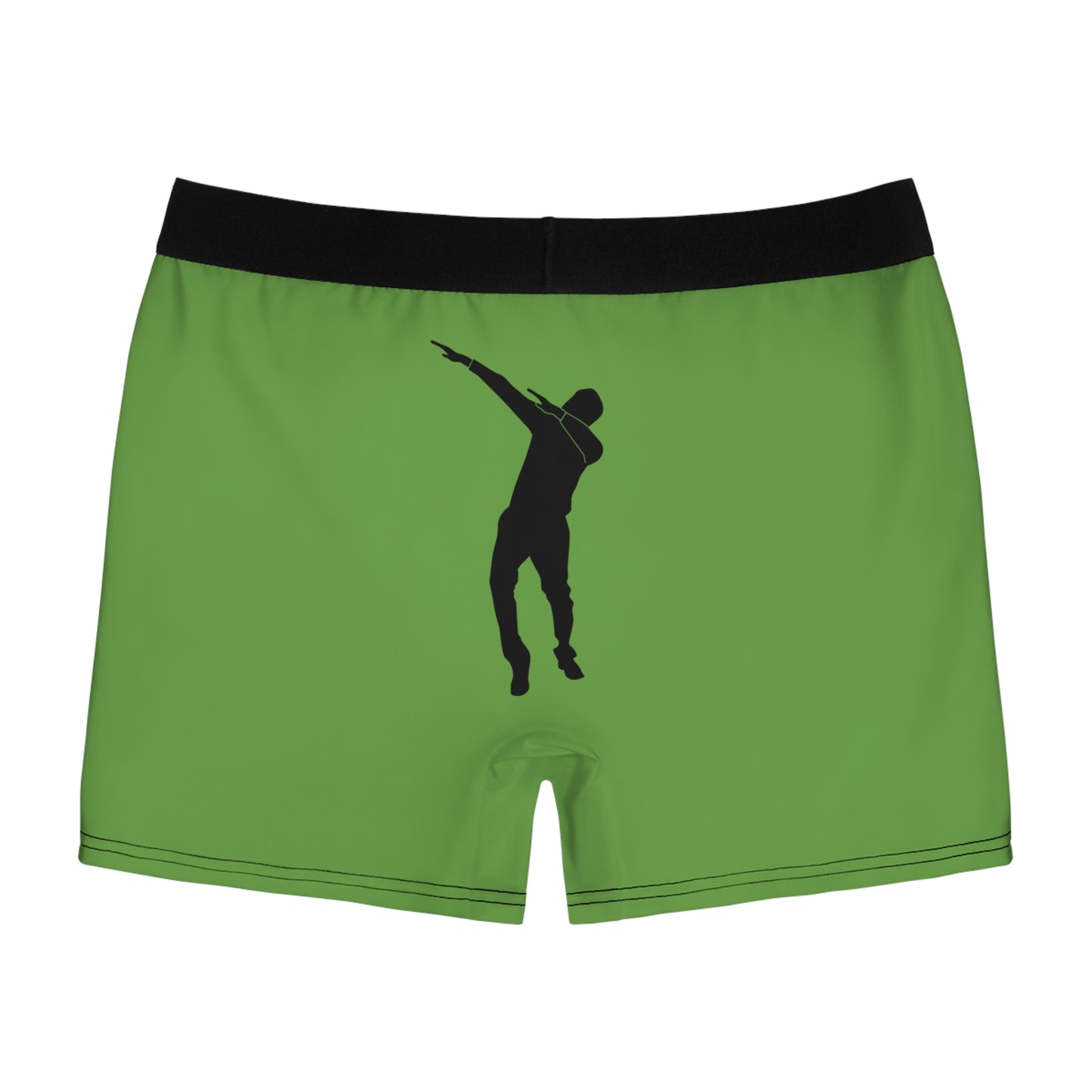 Men's Boxer Briefs: Dance Green