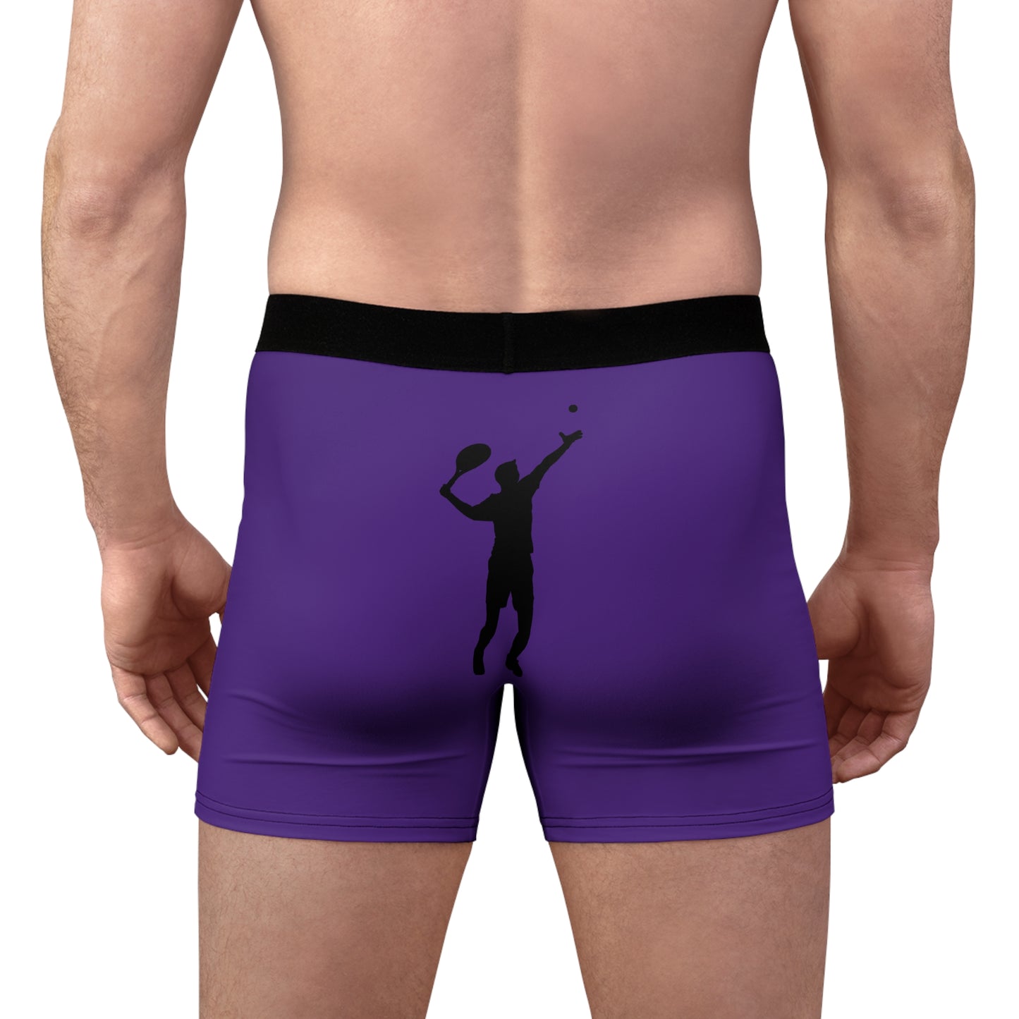 Men's Boxer Briefs: Tennis Purple