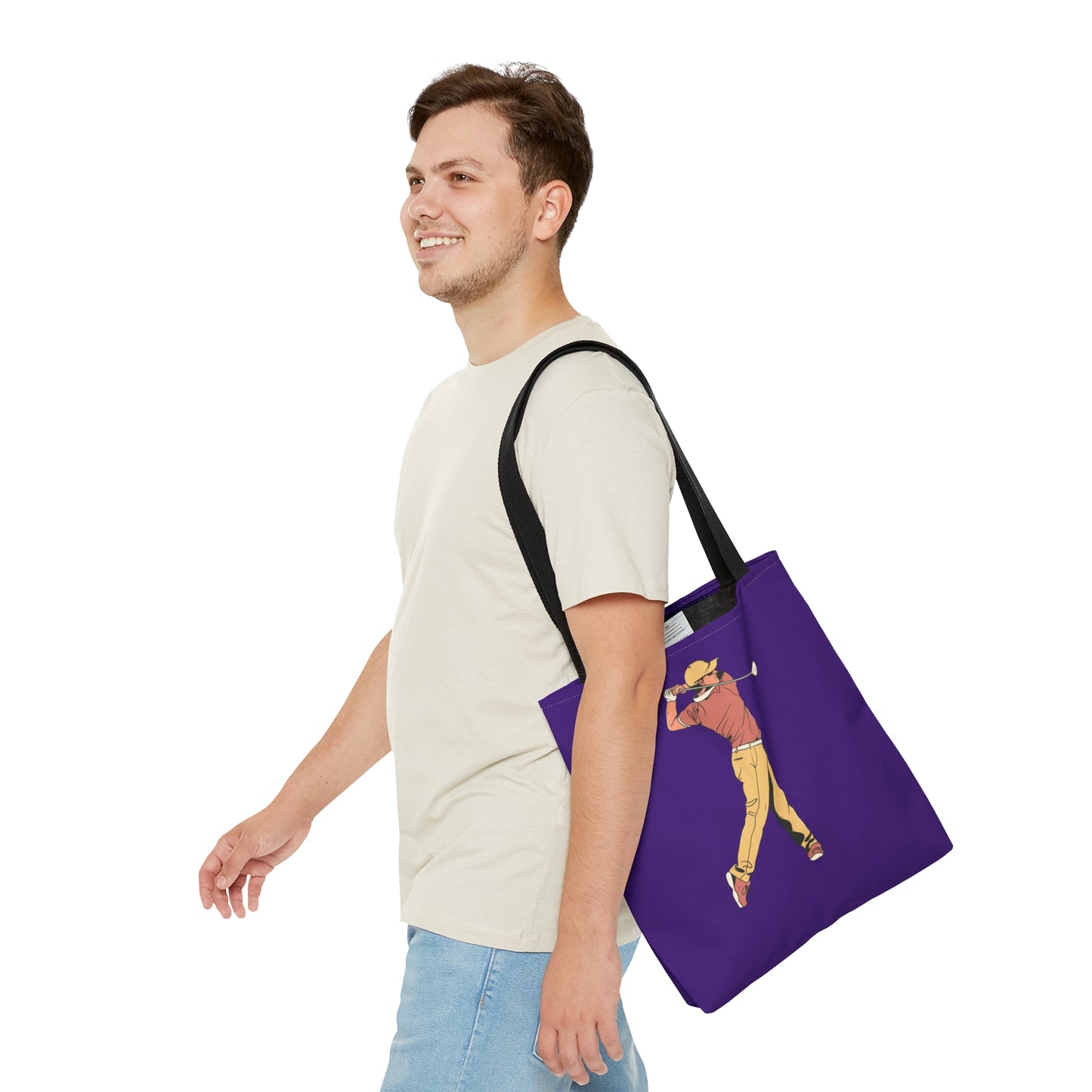 Tote Bag: Golf Purple